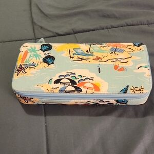 Vera Bradley Blue Zipper Pull